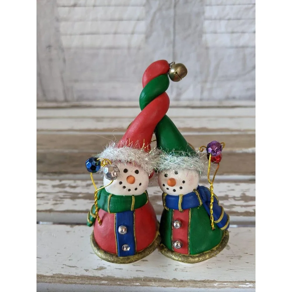 Snowman buddies‎ tangled Christmas holiday tree orn